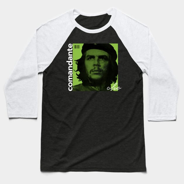 comandante che Baseball T-Shirt by purplecrowshub